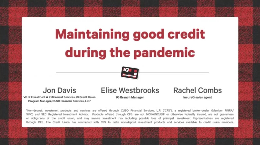 Maintaining Good Credit During the Pandemic